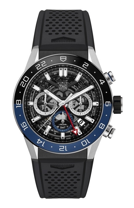 AAA Replica TAG Heuer Carrera Heuer 02 Chronograph GMT Watch CBG2A1Z.FT6157